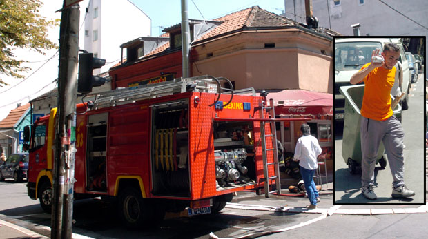 Храбри Реџа угасио пожар